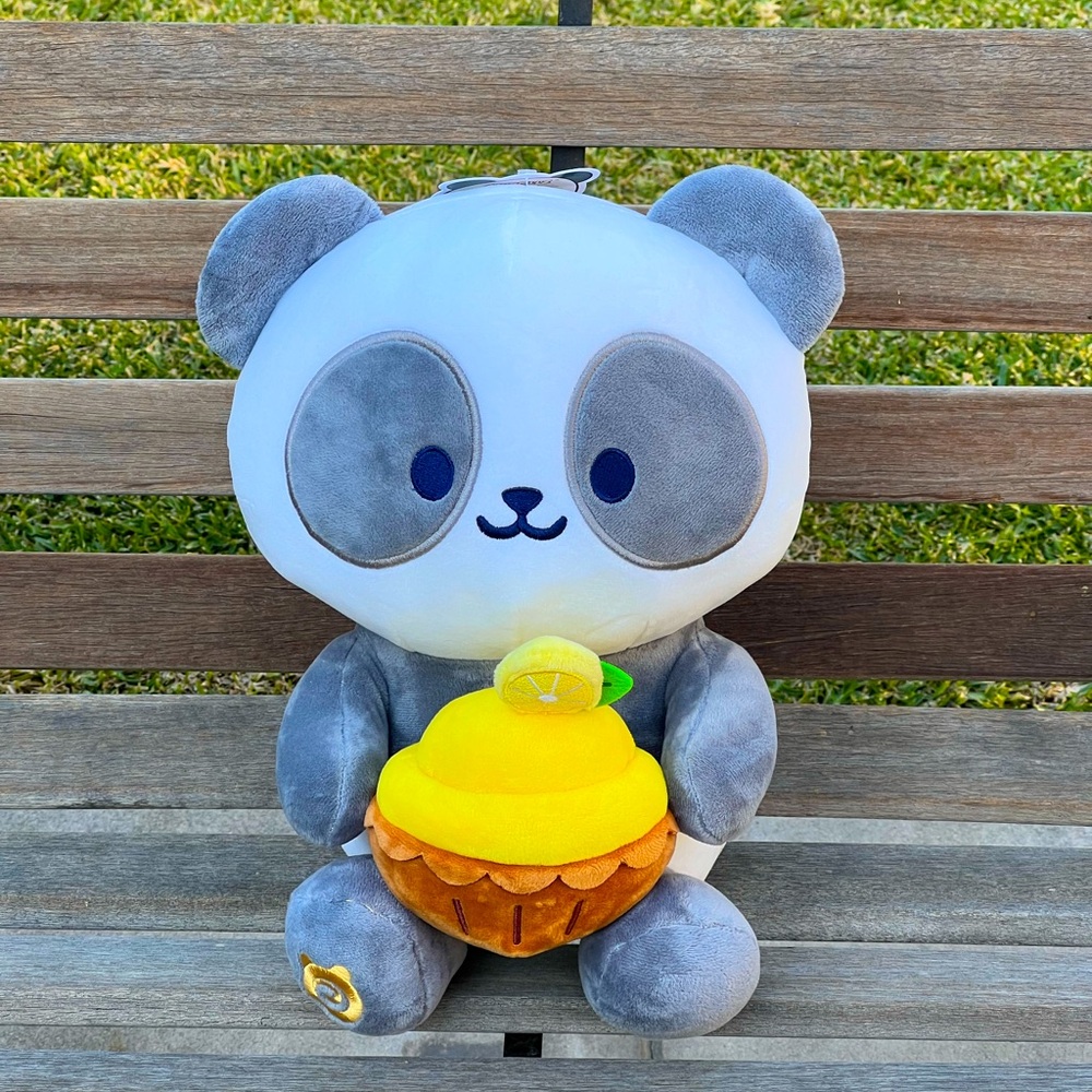 14” Baby Panda Lemon Cupcake Plush Sitting Pandaroll Anirollz NWT